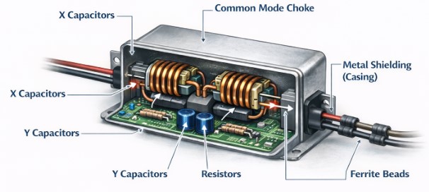 Components Of An EMI Filter